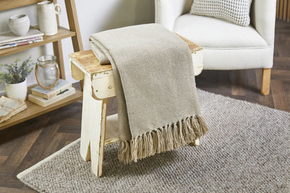 Hug Rug Woven Diamond Throw Natural
