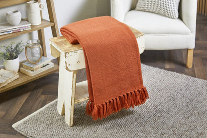 Hug Rug Woven Diamond Throw Sky Grey