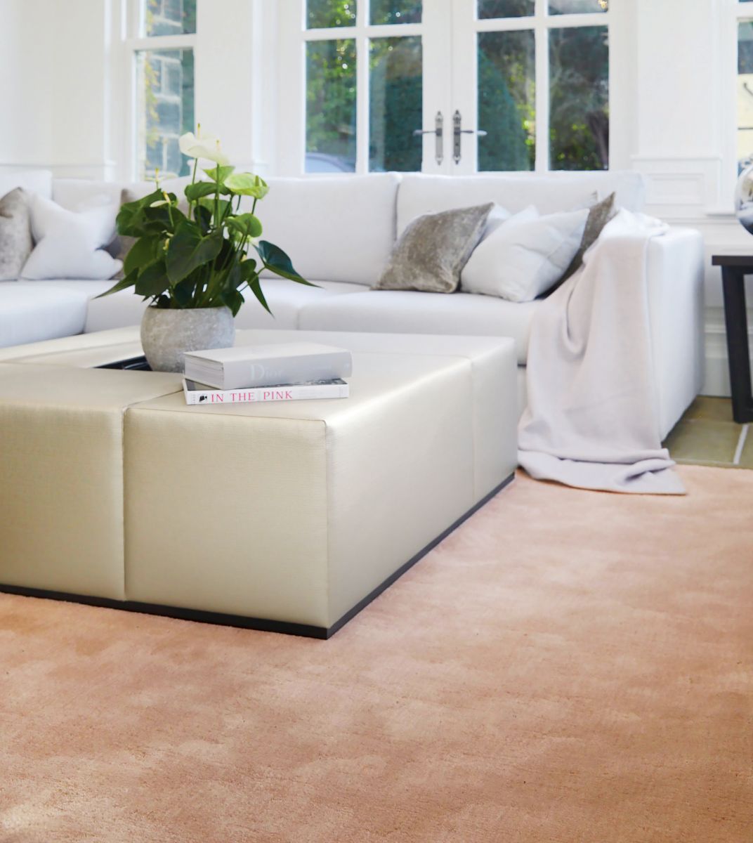 Rug Guru Hush Coral Pink