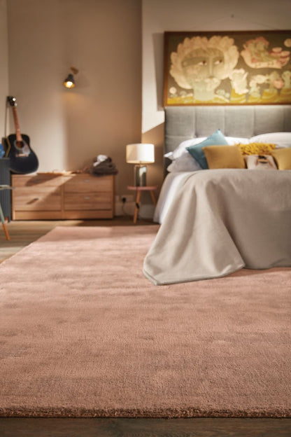 Rug Guru Hush Coral Pink