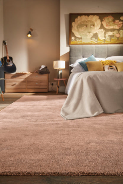 Rug Guru Hush Coral Pink