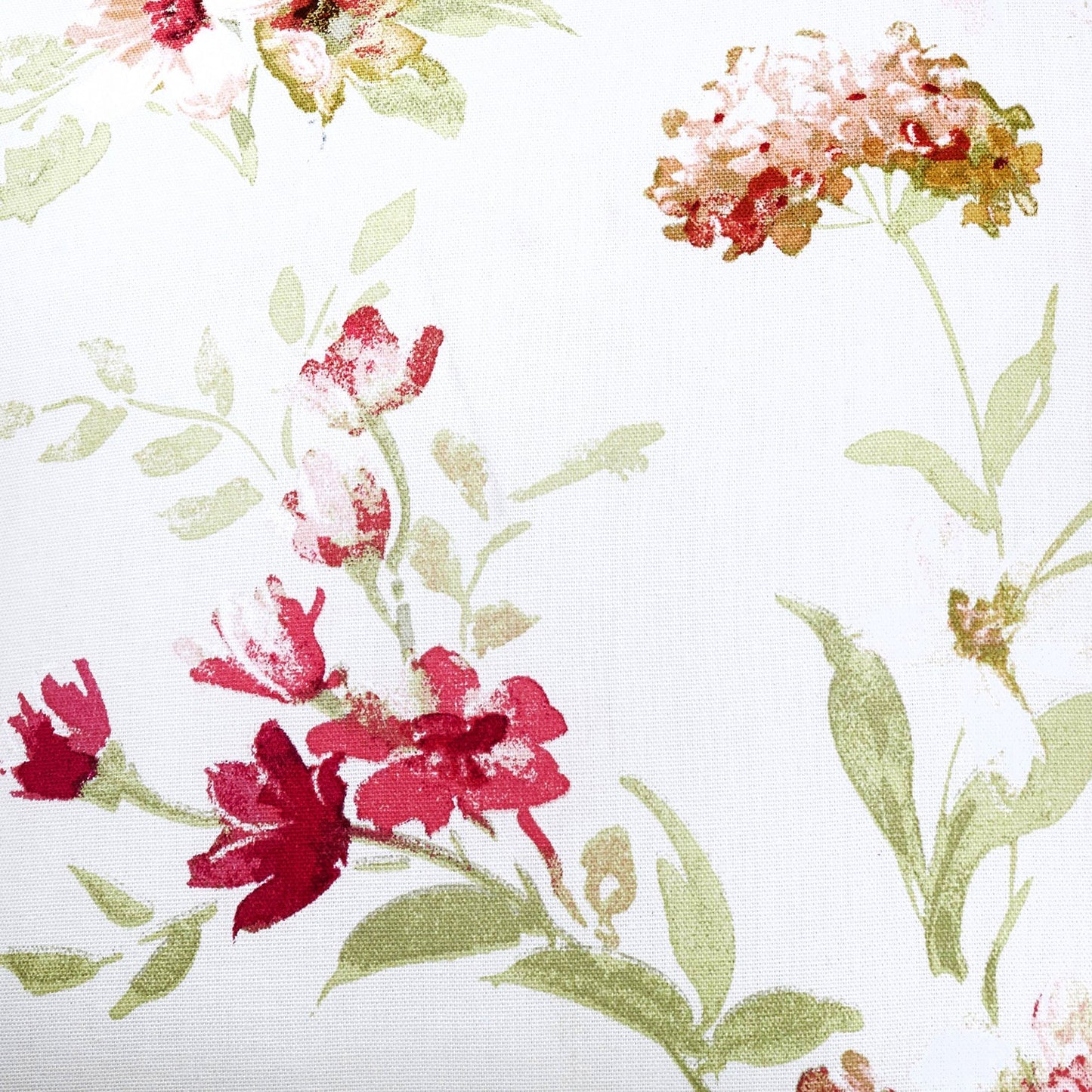 Jeannie Pencil Pleat Curtains in Red