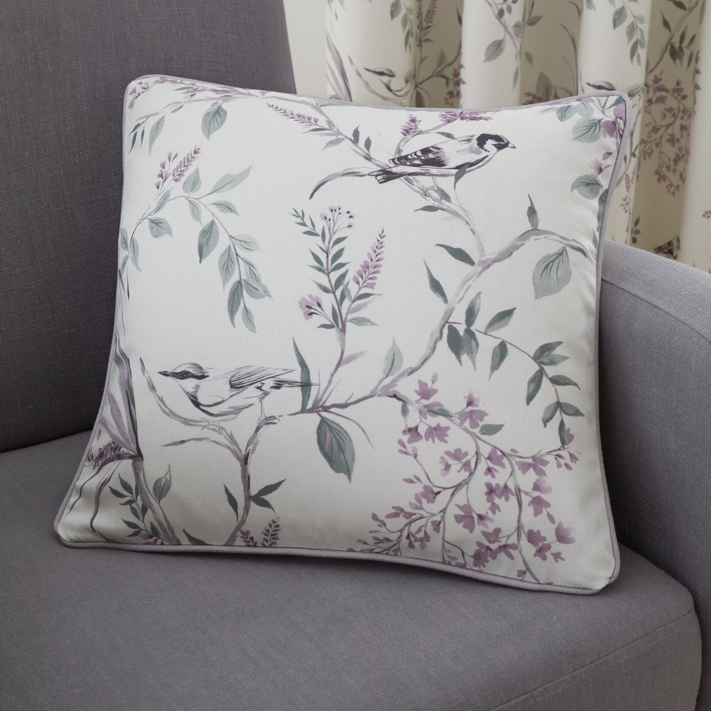 Jazmine Cushion in Heather