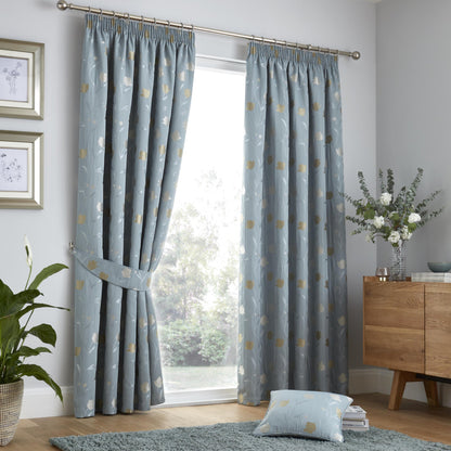 Juliette Curtain Tiebacks in Duck Egg