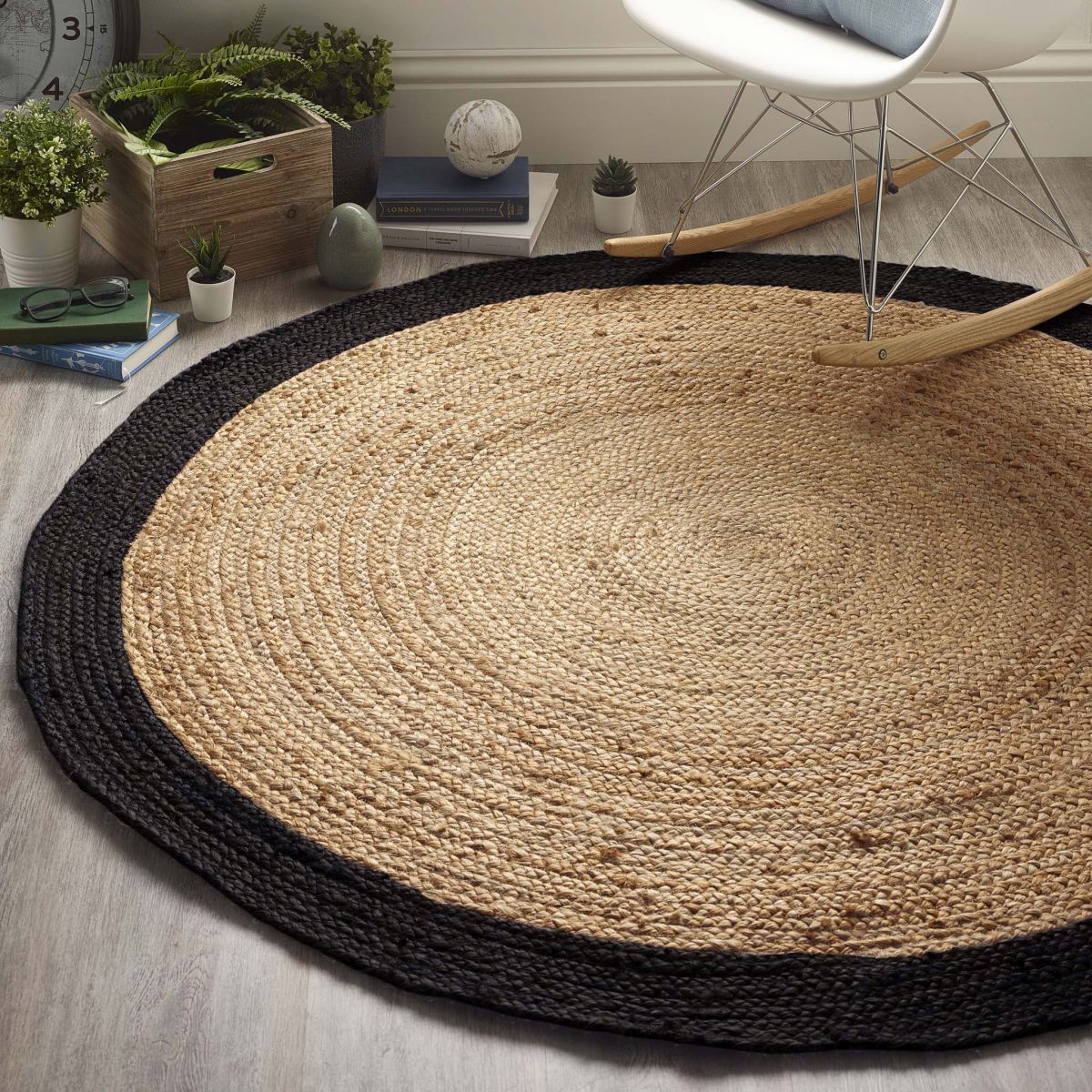 Origin Jute Border Black