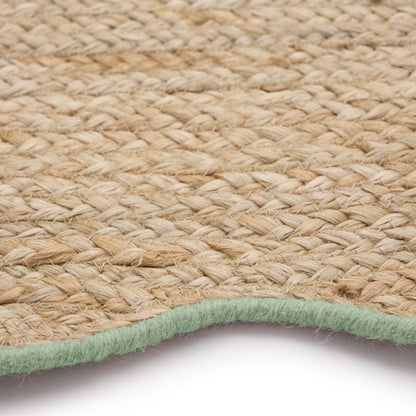 Origin Jute Scalloped Green