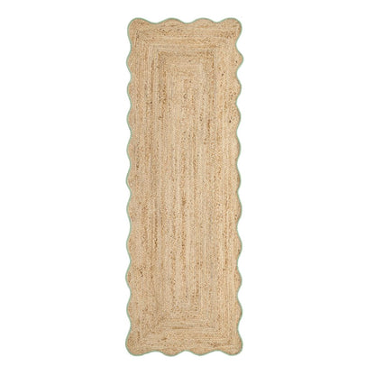 Origin Jute Scalloped Green