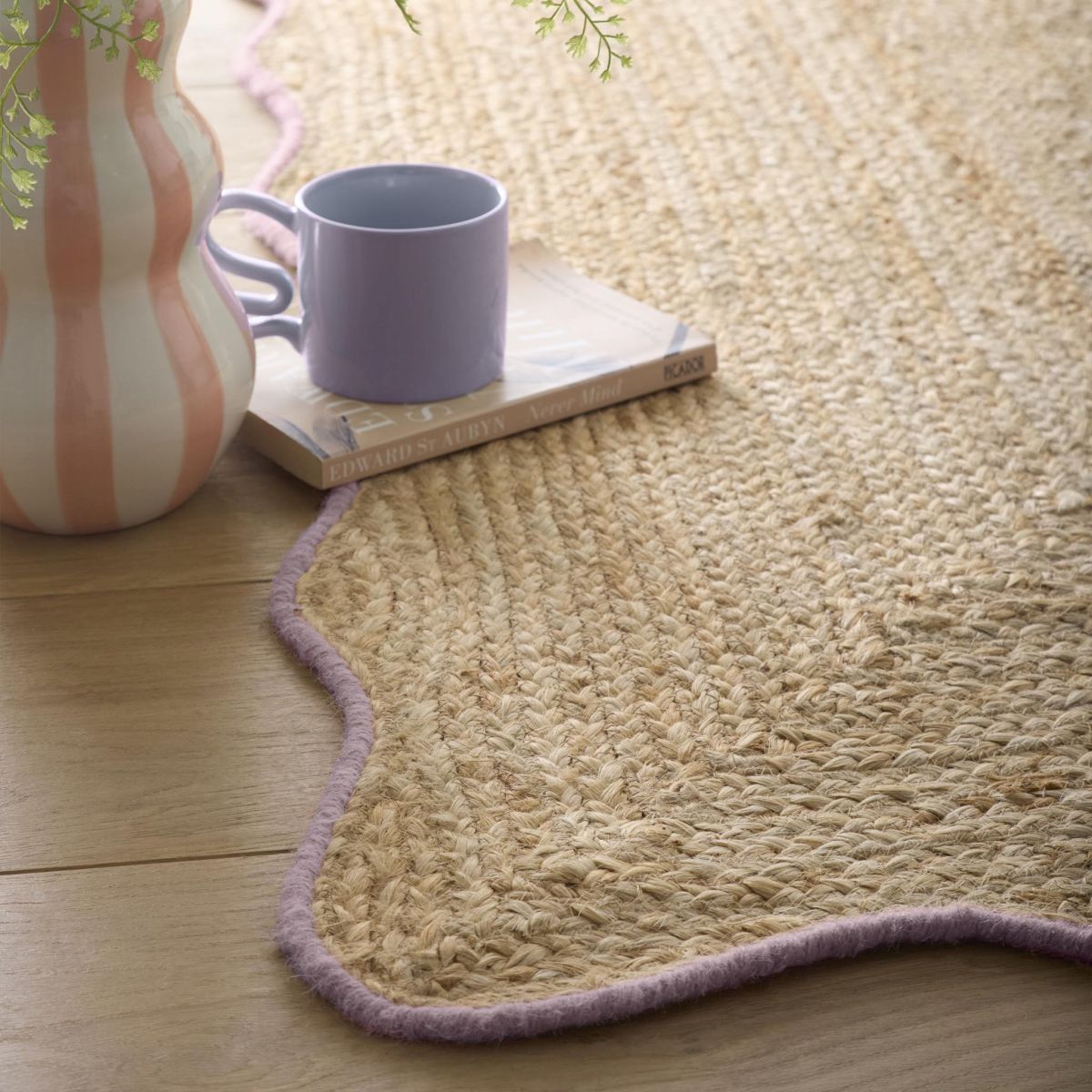 Origin Jute Scalloped Lilac