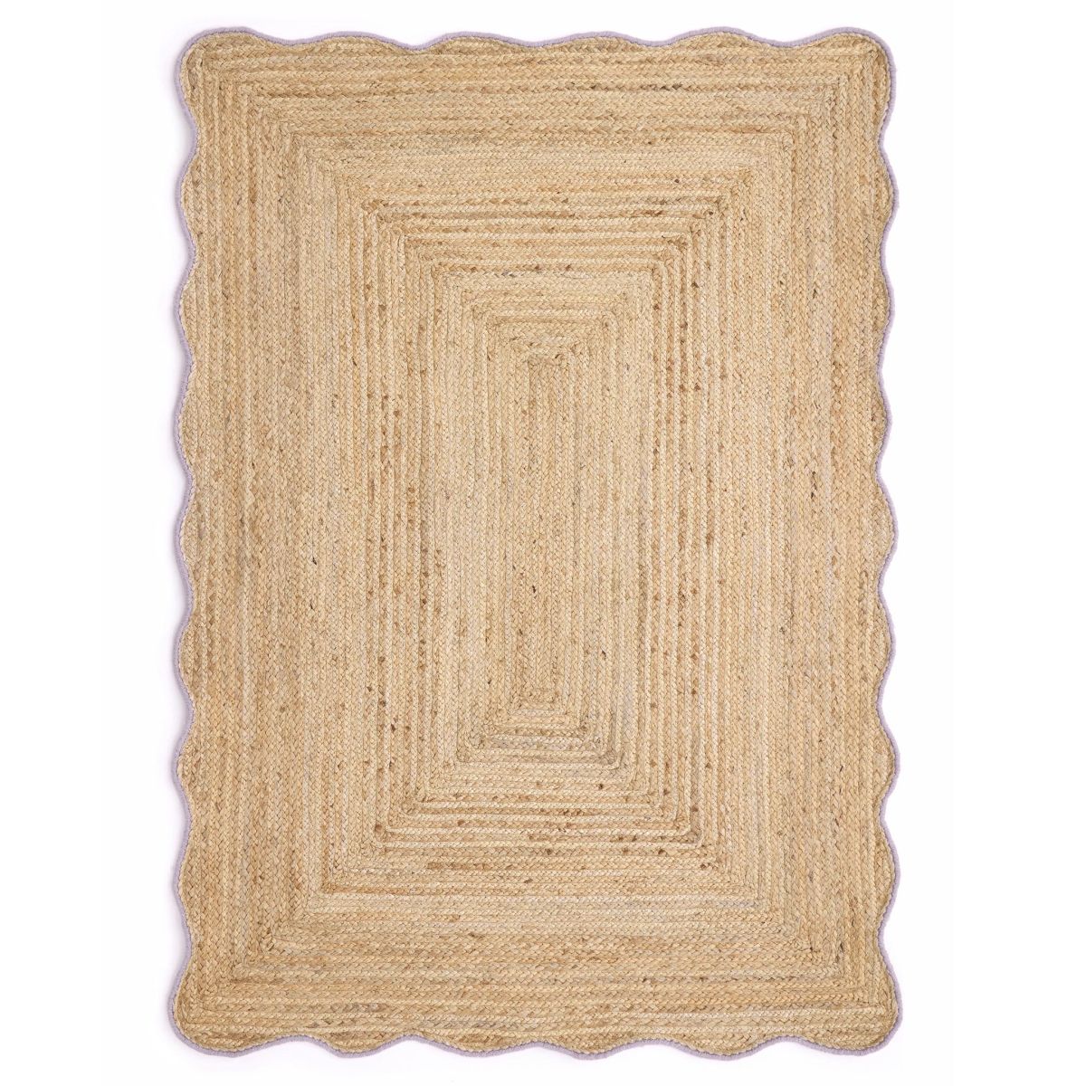 Origin Jute Scalloped Lilac