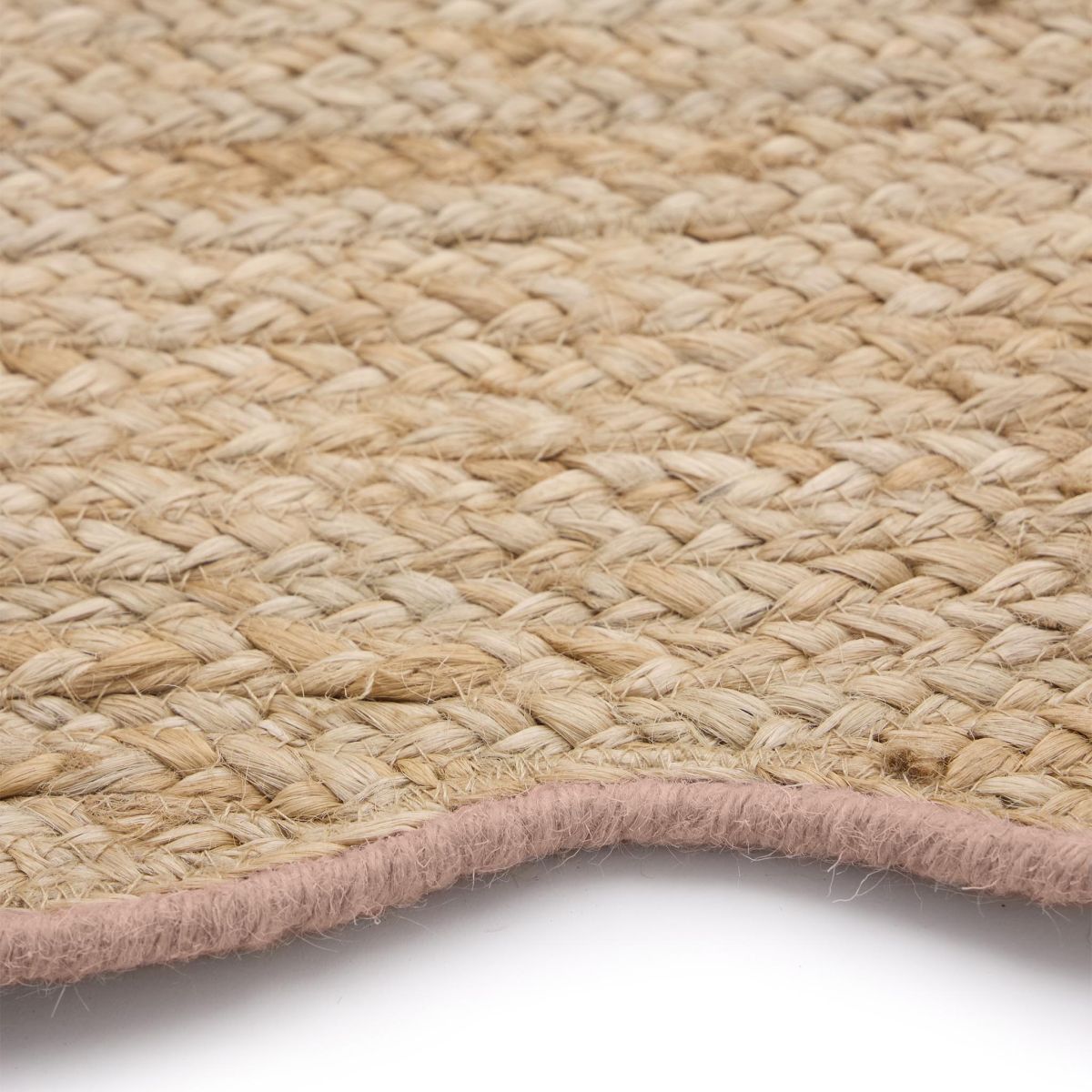 Origin Jute Scalloped Peach