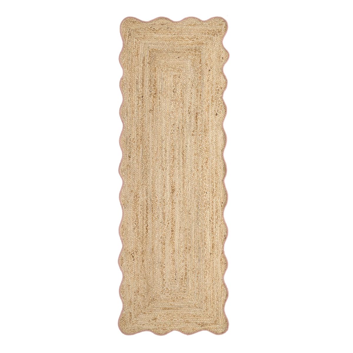 Origin Jute Scalloped Peach
