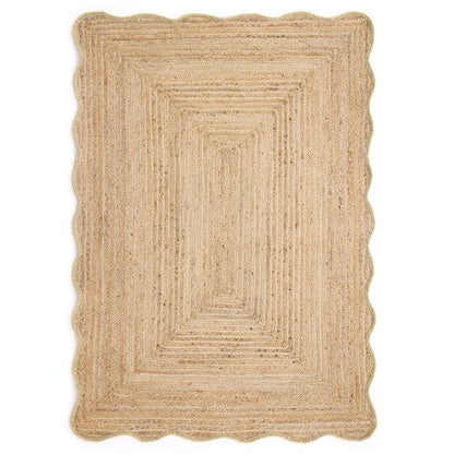 Origin Jute Scalloped Yellow