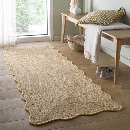 Origin Jute Scalloped Yellow