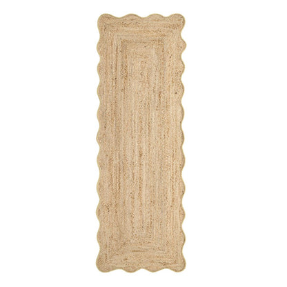 Origin Jute Scalloped Yellow
