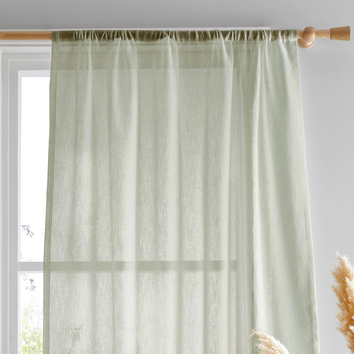 Kayla Voile Panel in Green