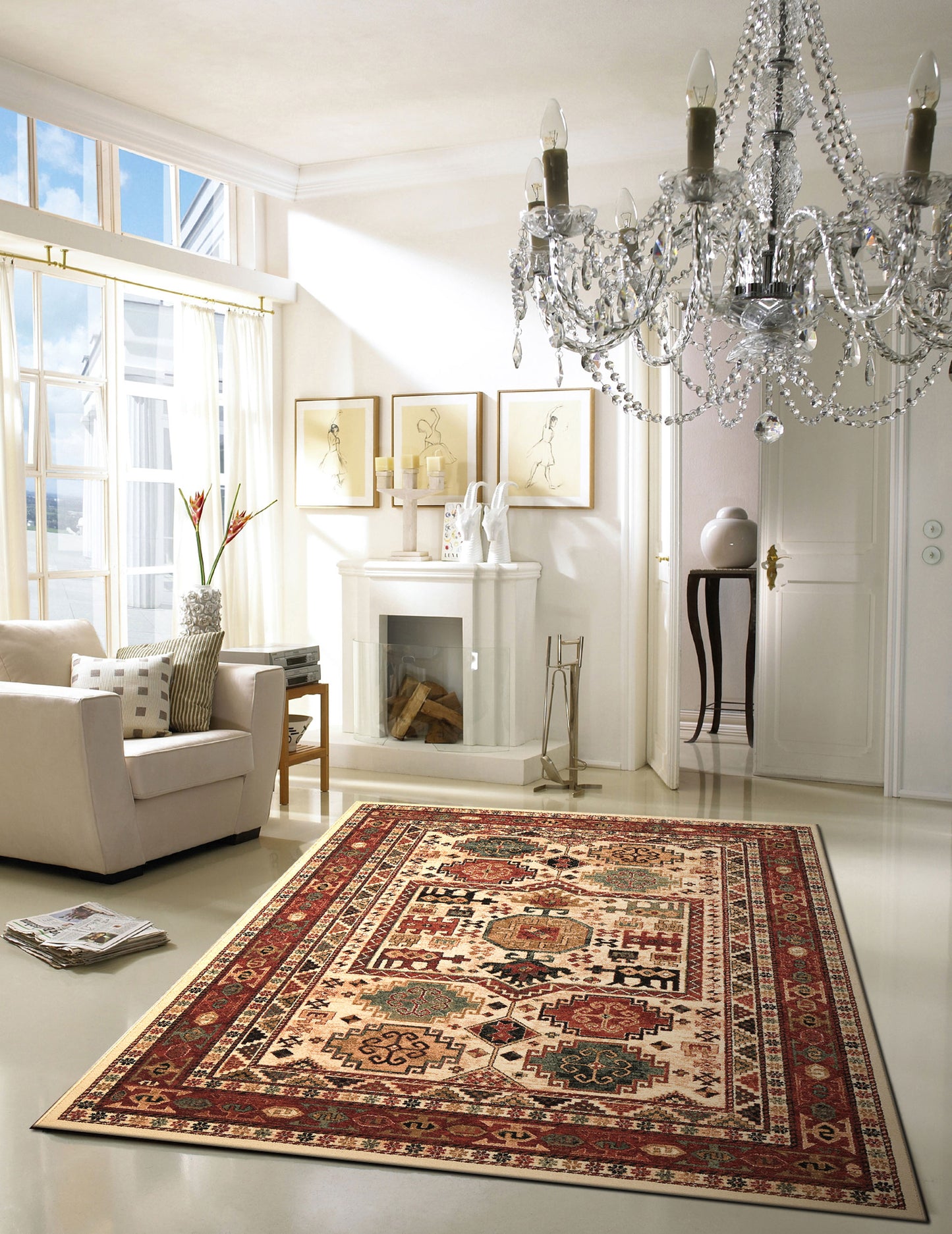 Kashqai wool wilton 4306-100