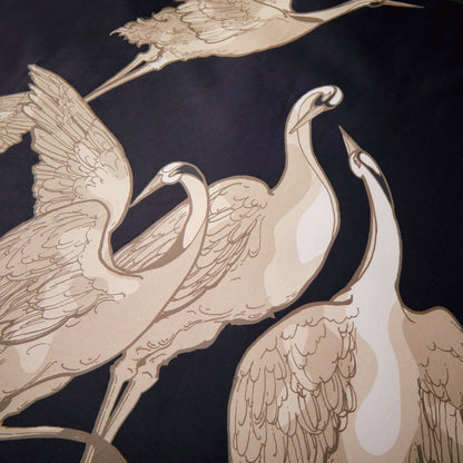 Kireina Duvet Cover Set in Black/Gold
