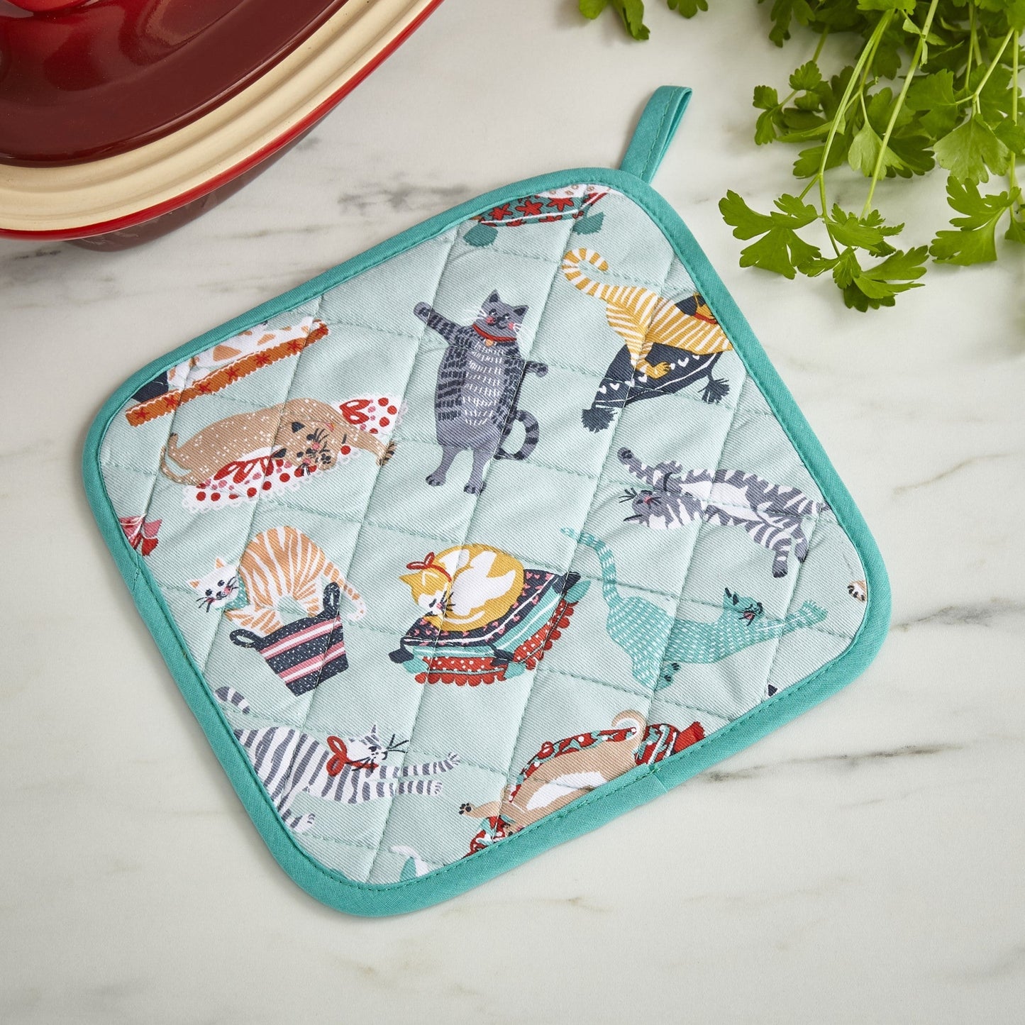Kitty Cats Pot Mat