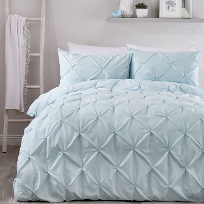 Lara Duvet Cover Set in Duck Egg