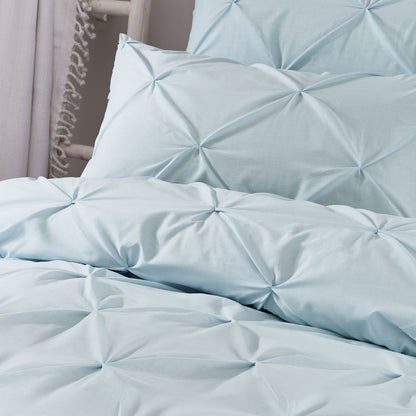 Lara Duvet Cover Set in Duck Egg