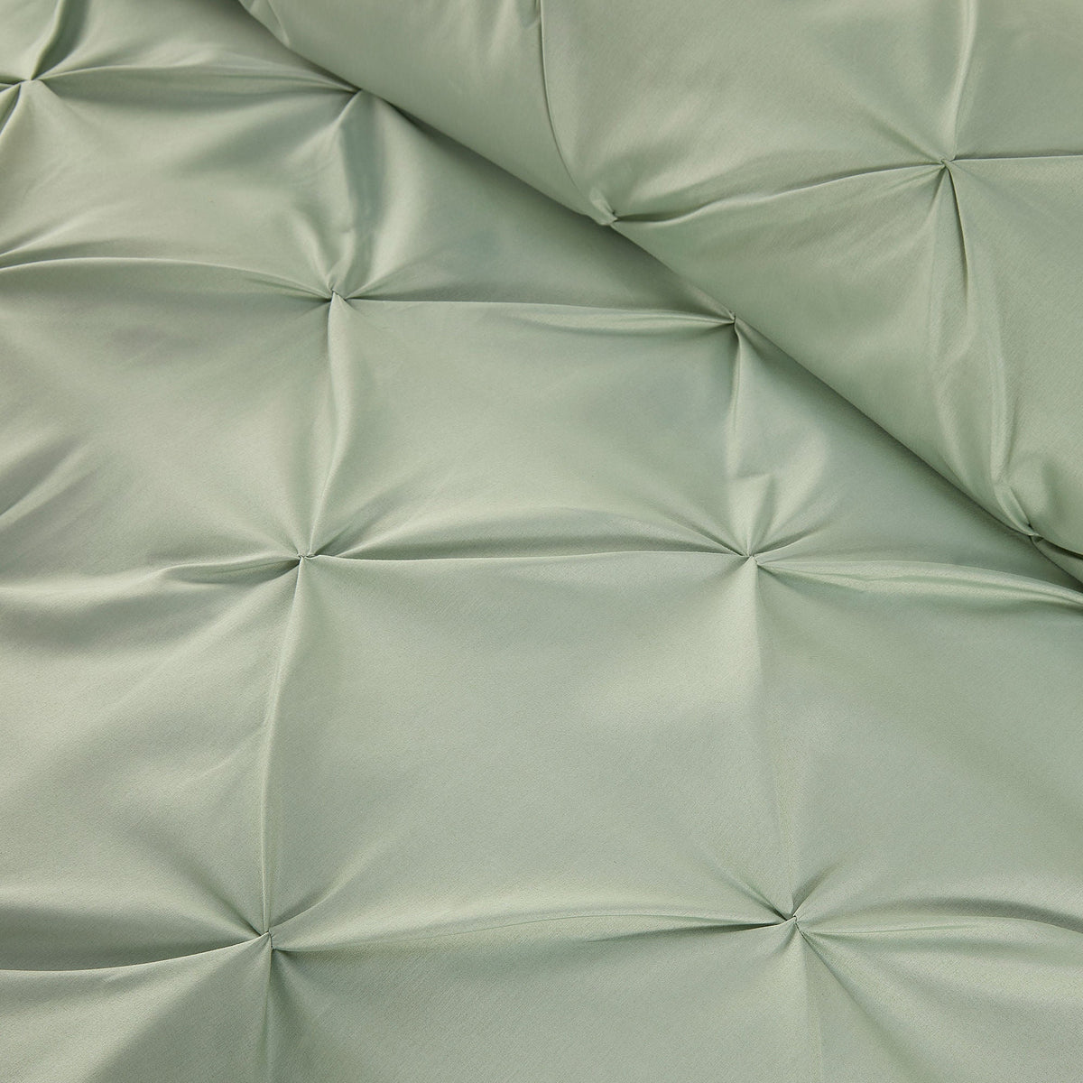 Lara Duvet Cover Set in Steel/Sage