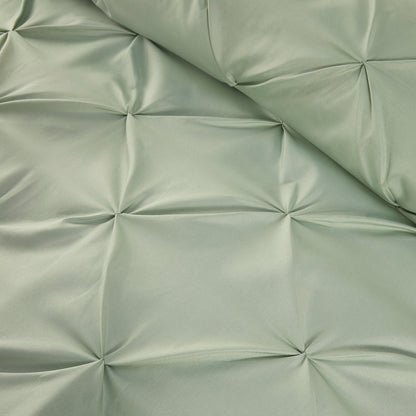Lara Duvet Cover Set in Steel/Sage