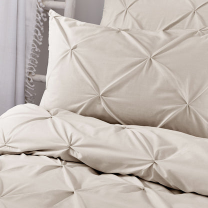 Lara Duvet Cover Set in Natural