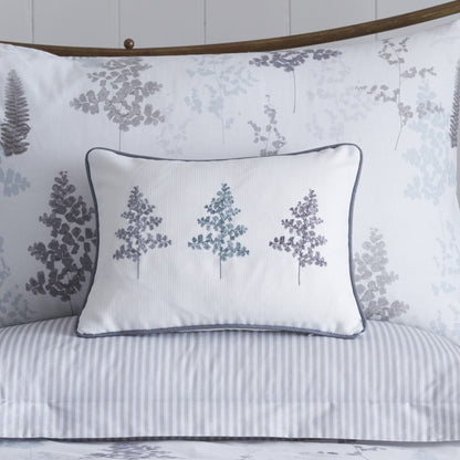 Linden Fern Cushion Cover in Grey