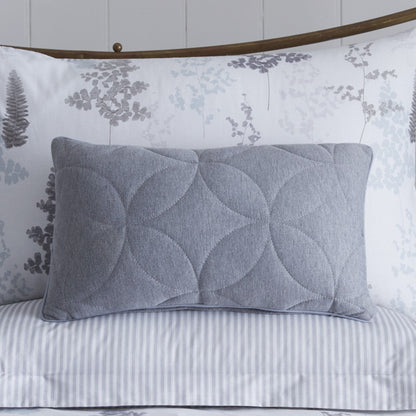 Linden Fern Cushion Cover in Grey