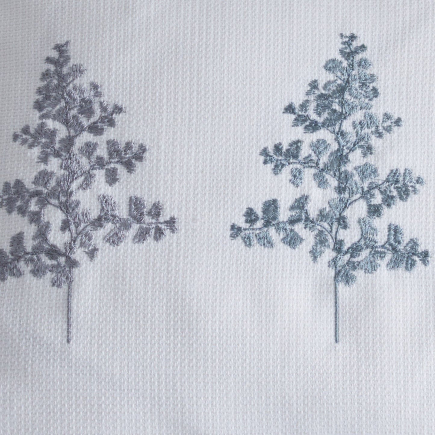 Linden Fern Cushion Cover in Grey