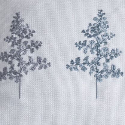 Linden Fern Cushion Cover in Grey