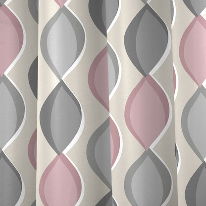 Lennox Eyelet Curtains in Blush