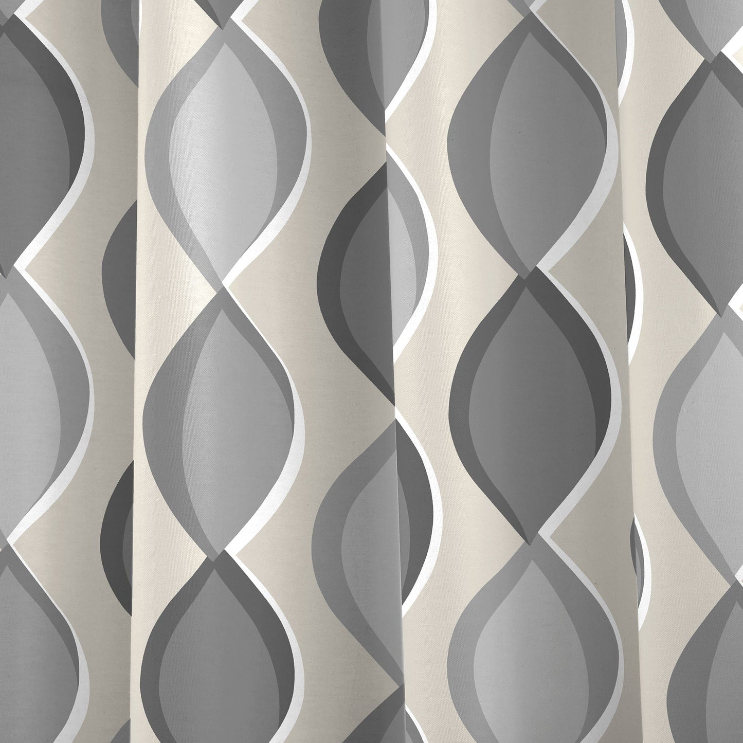 Lennox Eyelet Curtains in Grey