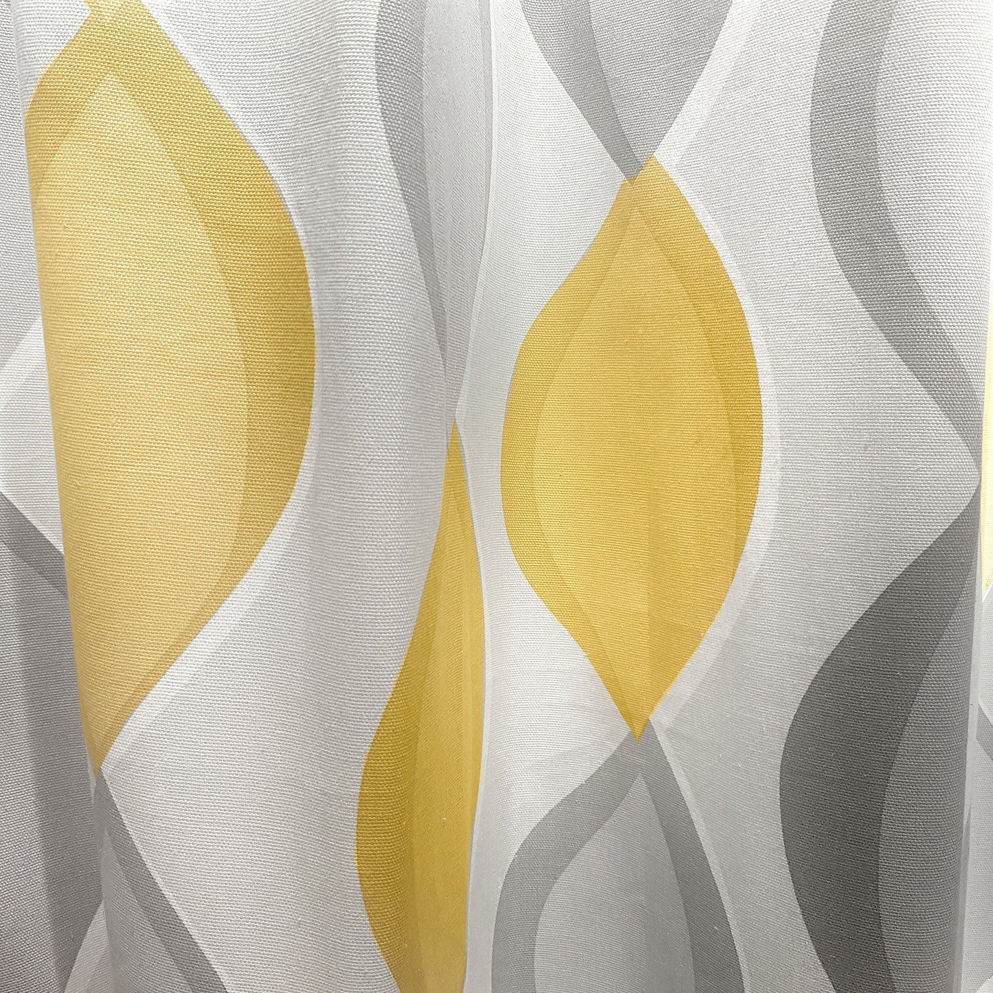 Lennox Eyelet Curtains in Grey/Ochre