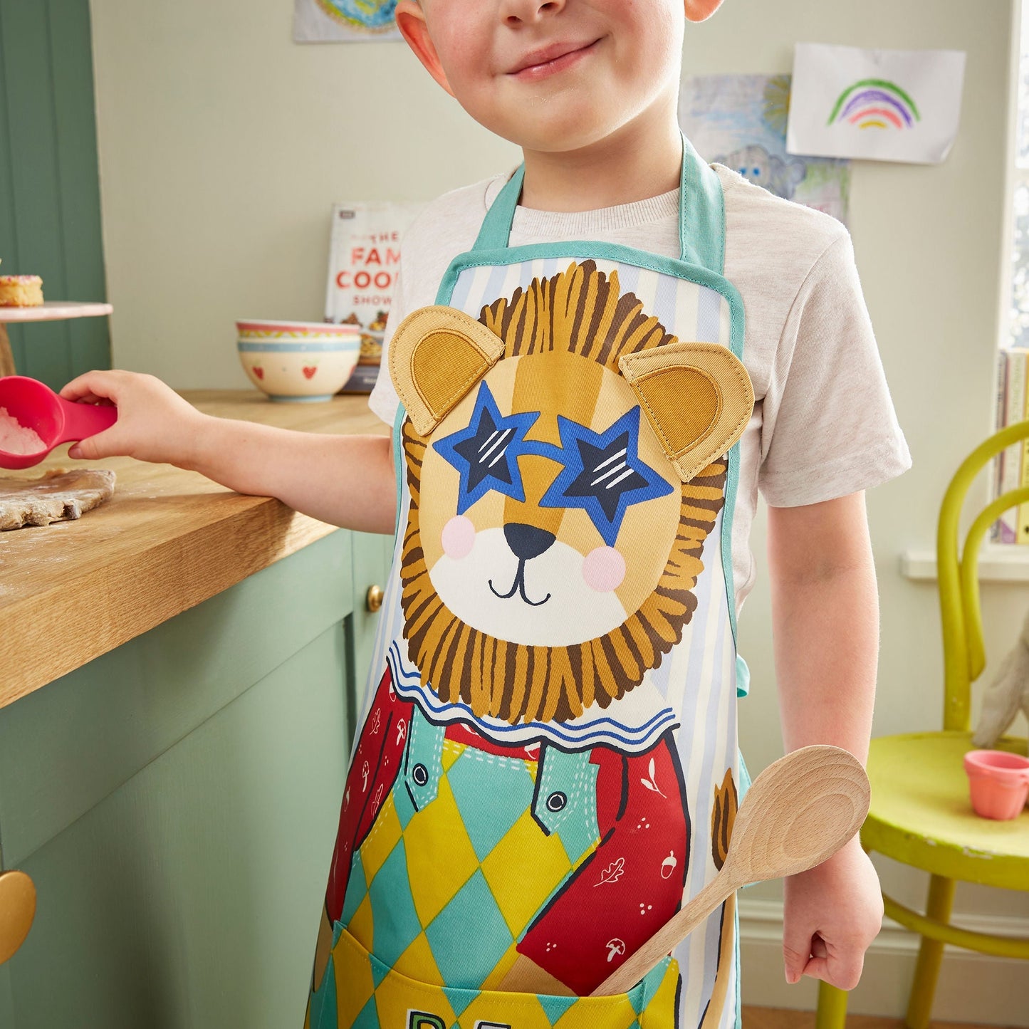 Leon Lion Kids Shaped PVC Apron
