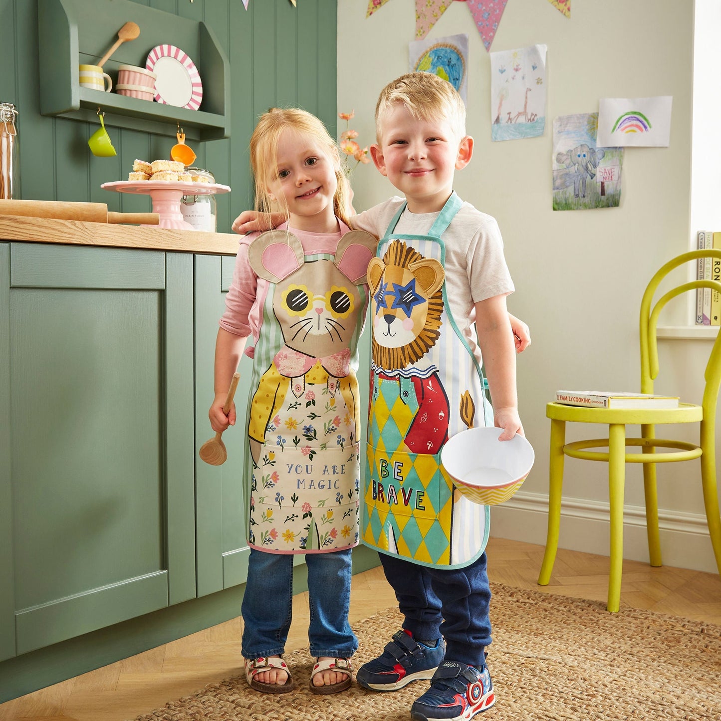 Leon Lion Kids Shaped PVC Apron