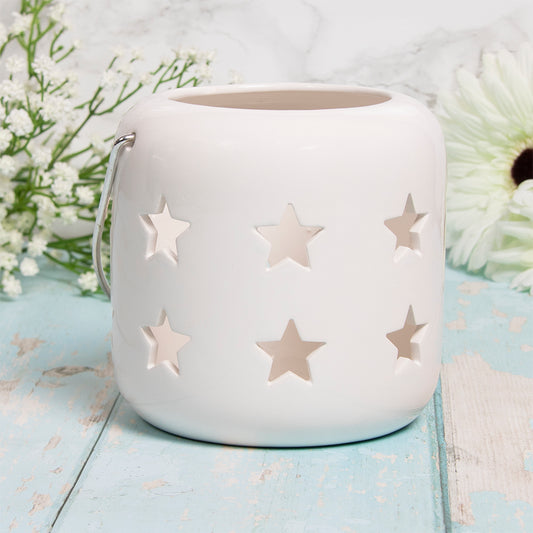White Medium Star Lantern