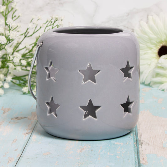 Grey Medium Star Lantern