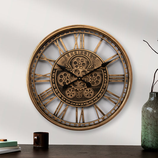 Gold Cog Clock