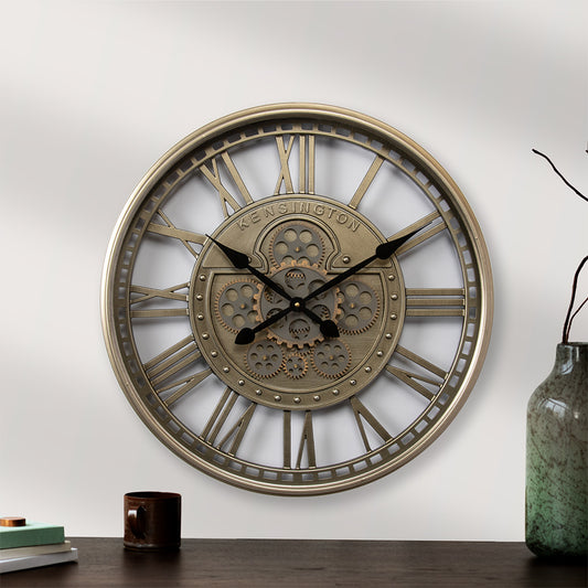 Silver Cog Clock