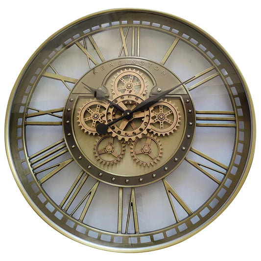 Silver Cog Clock
