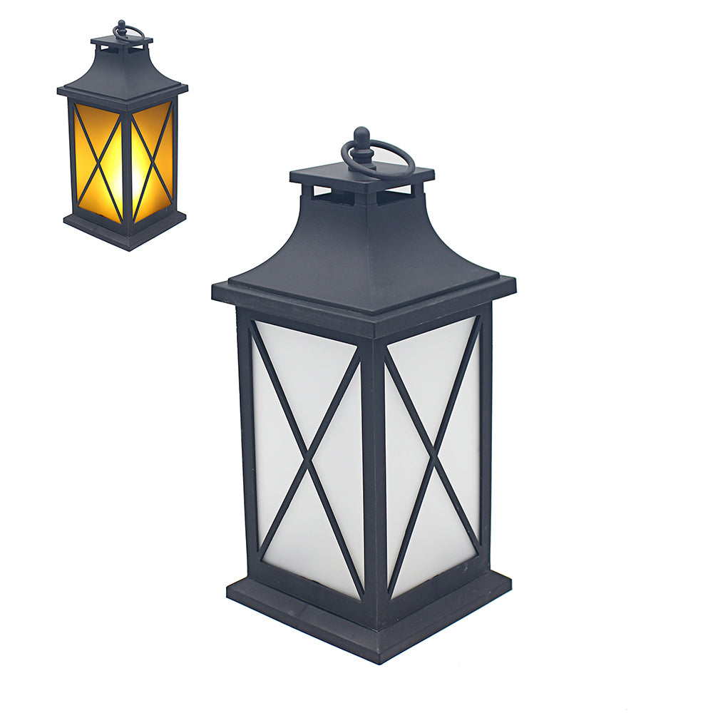 Flickering LED Large Lantern