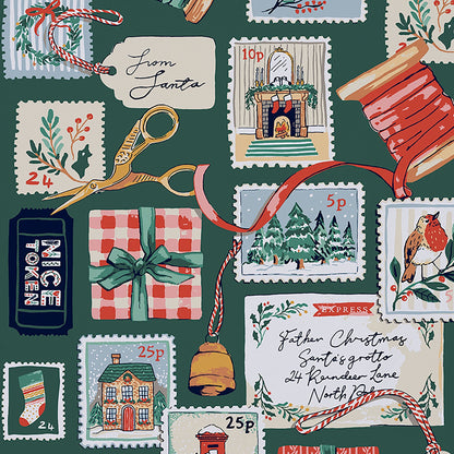 Letters to Santa Christmas Cotton Tea Towel