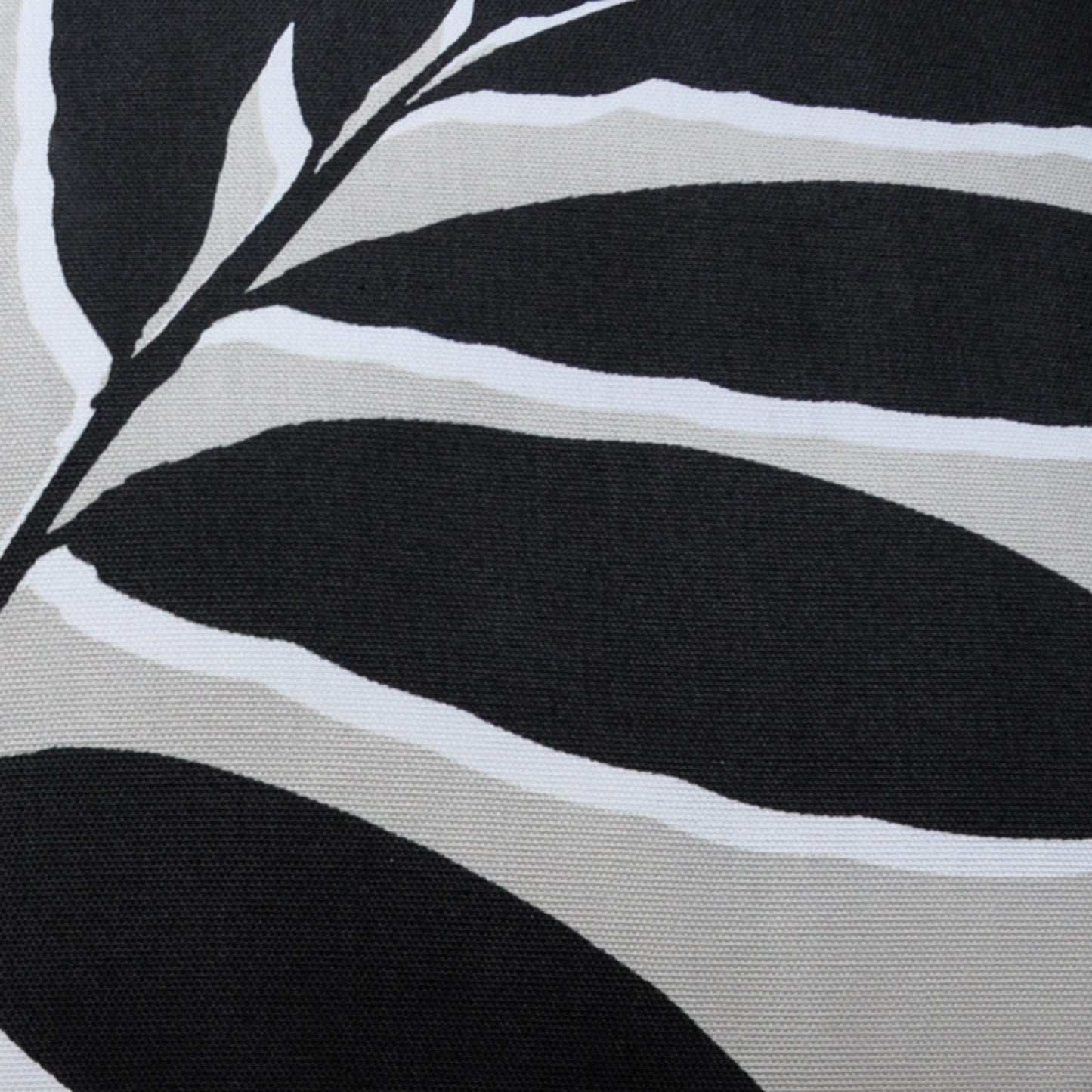 Leaf Print Cushion in Natural