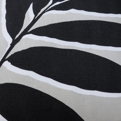 Leaf Print Cushion in Natural