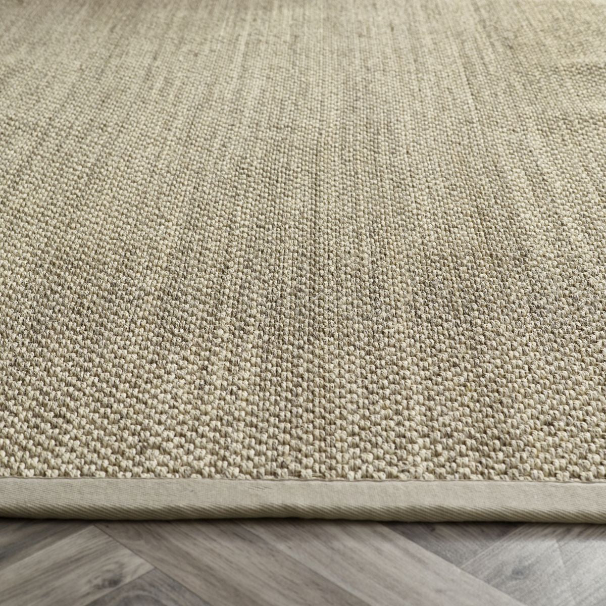 Origins Sisal Rug Light Beige with Sand Border