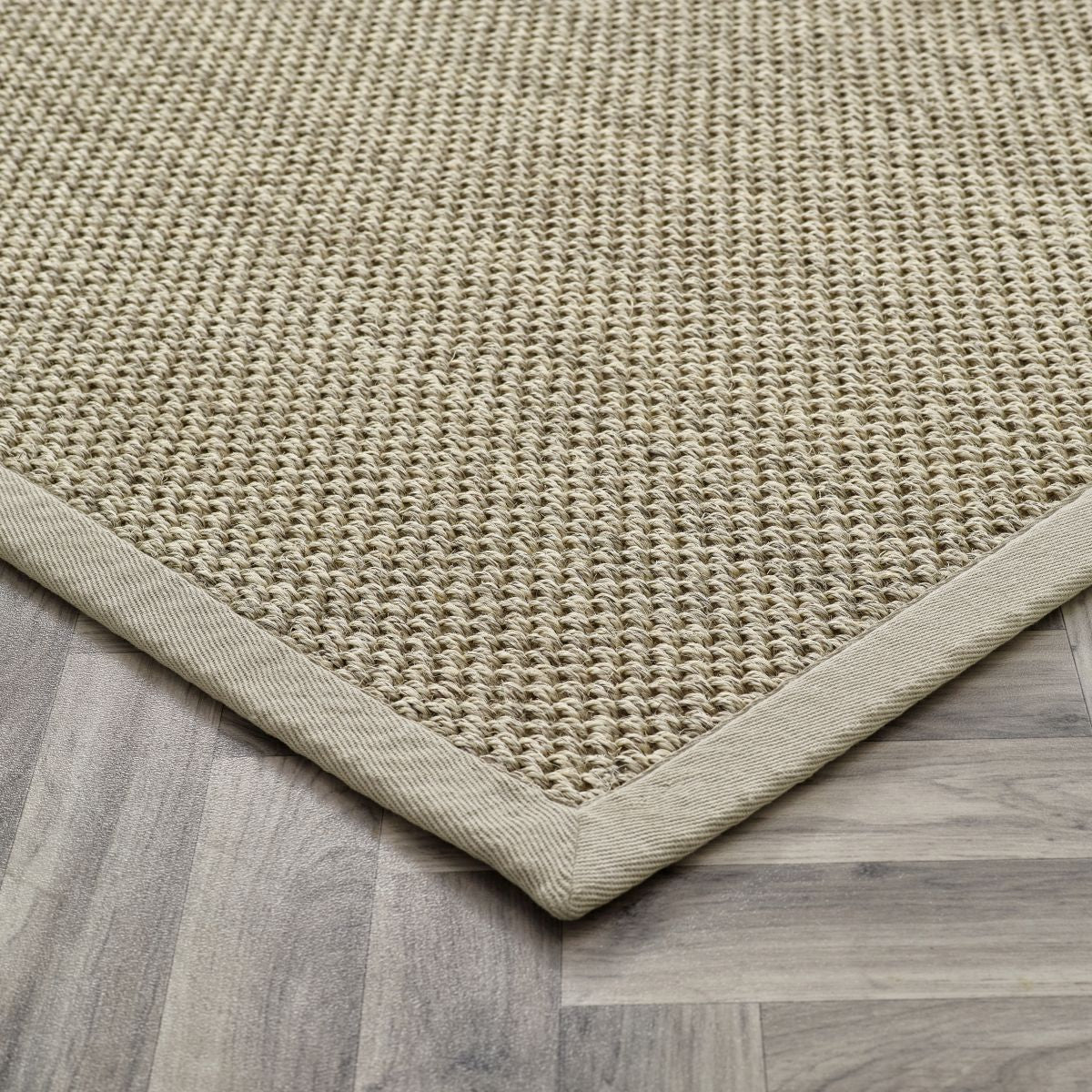 Origins Sisal Rug Light Beige with Sand Border
