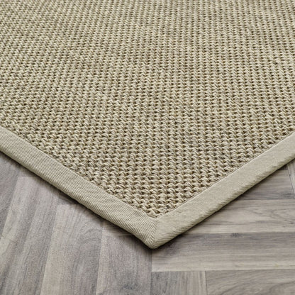 Origins Sisal Rug Light Beige with Sand Border