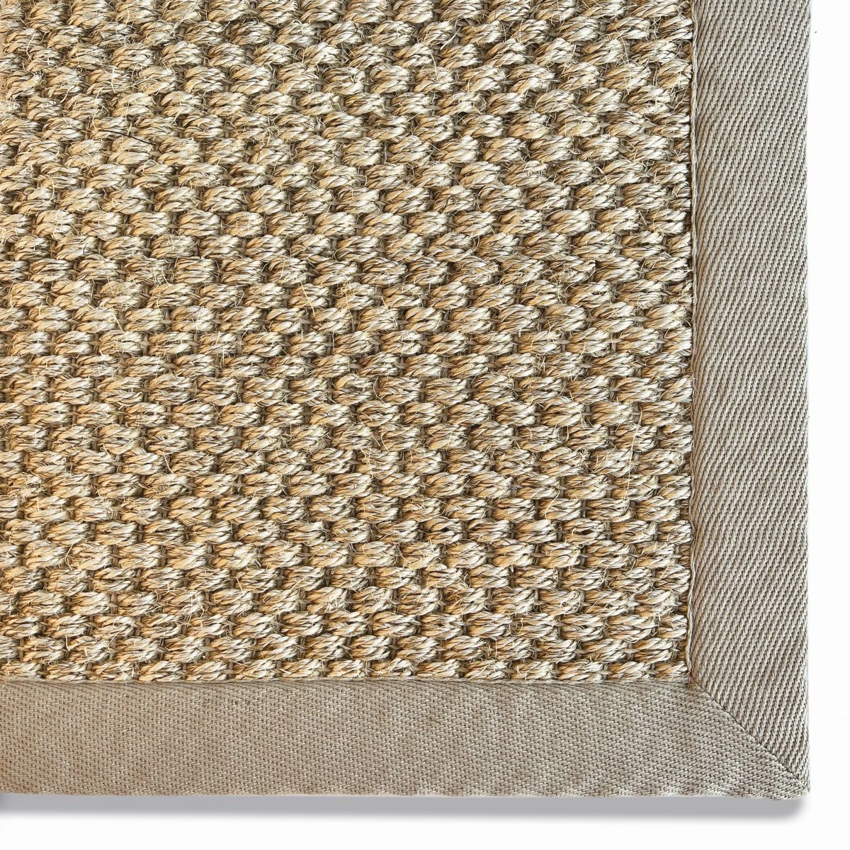 Origins Sisal Rug Light Beige with Sand Border