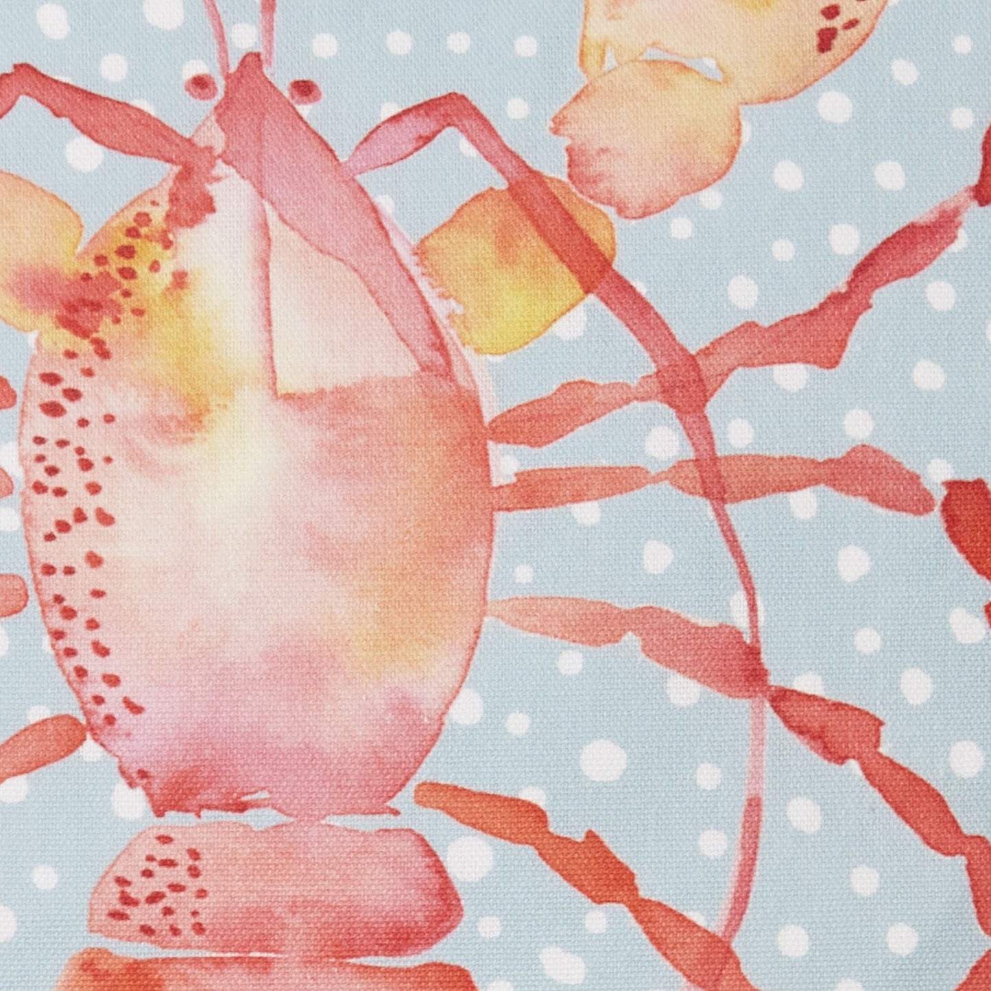 Lobster Outdoor Cushion in Orange